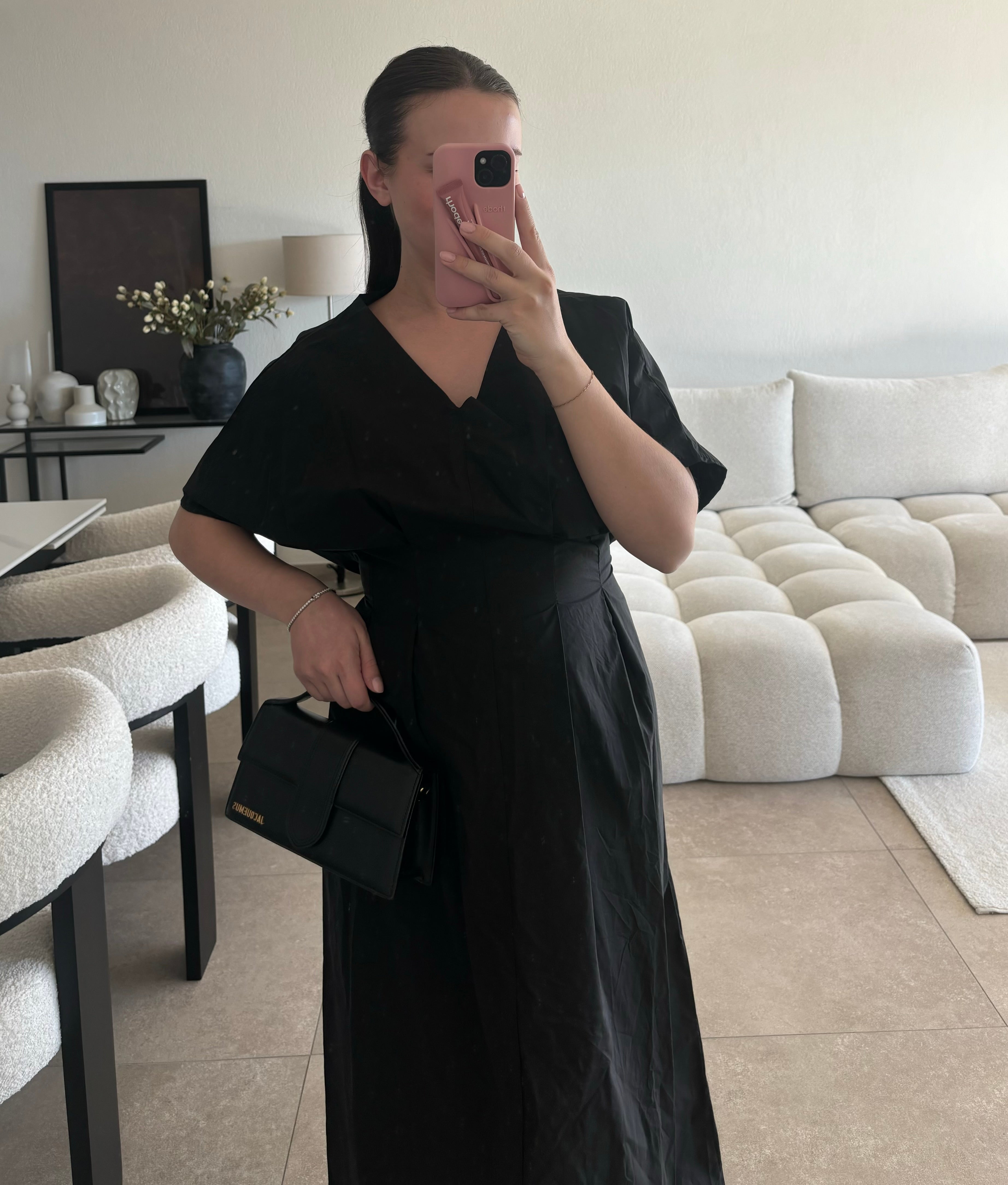 Robe taille unique, se noue au dos