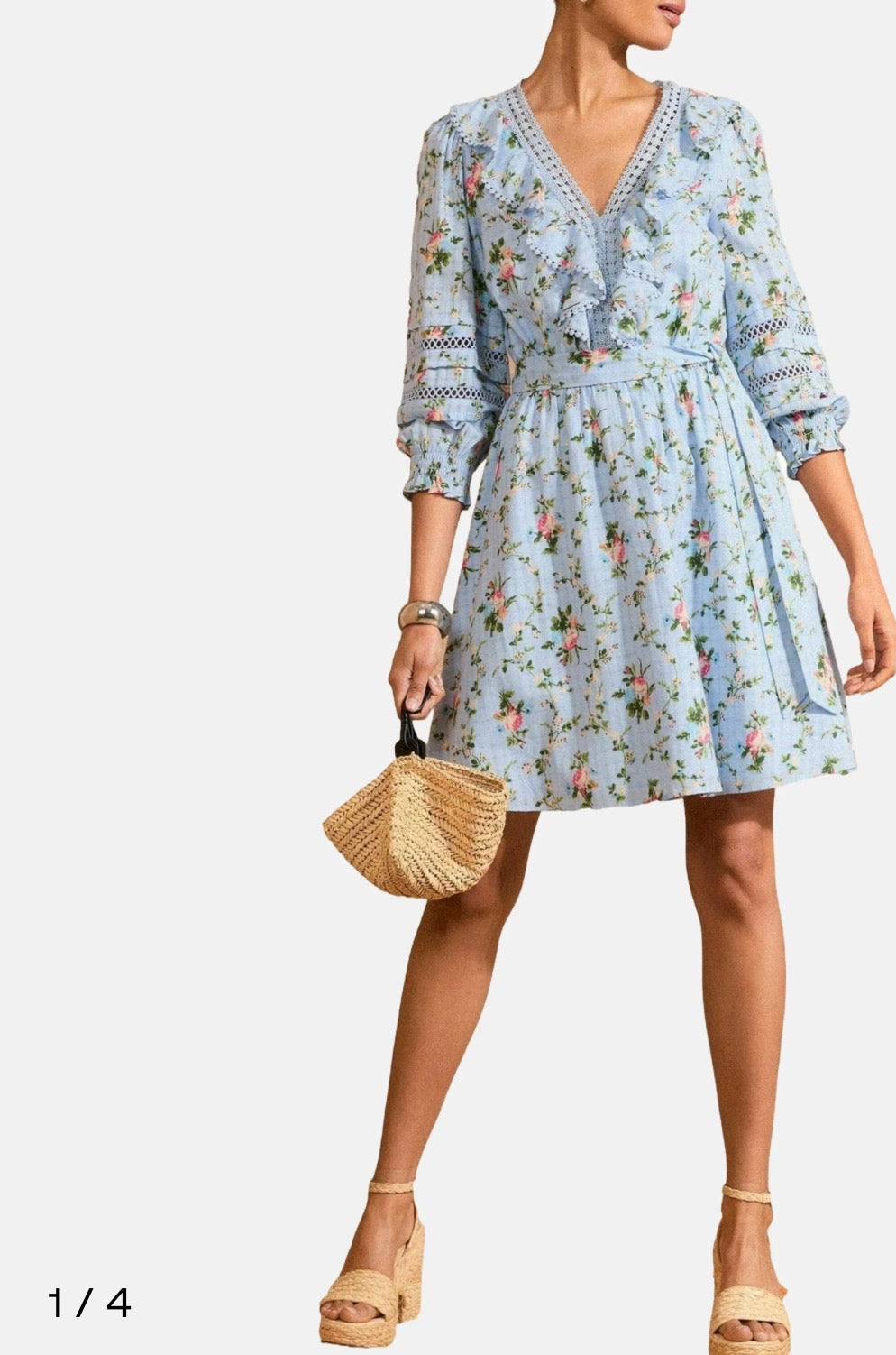 Robe avec ceinture Love&Roses taille XL
