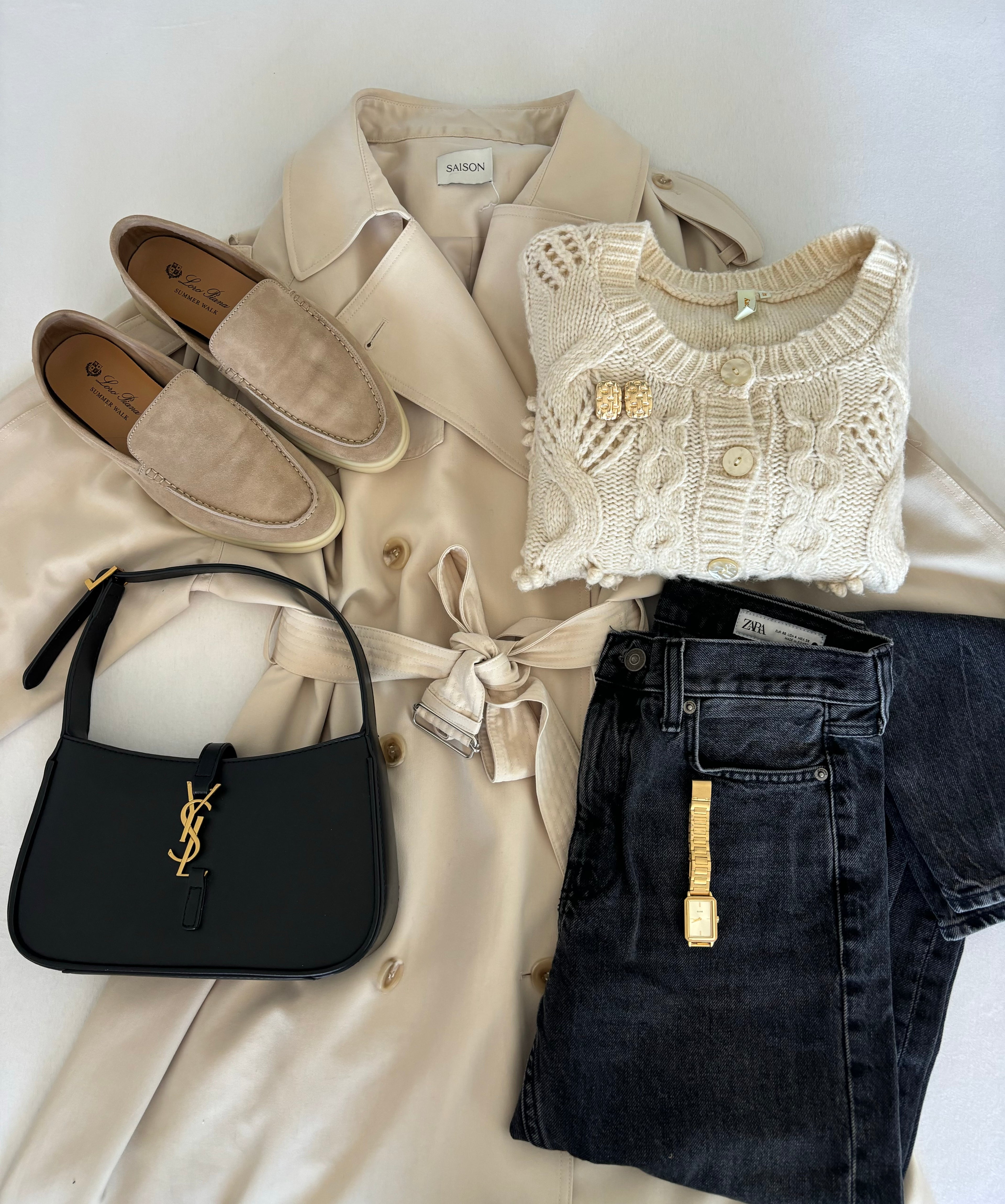 Jeans Zara taille 36 (taille haute)