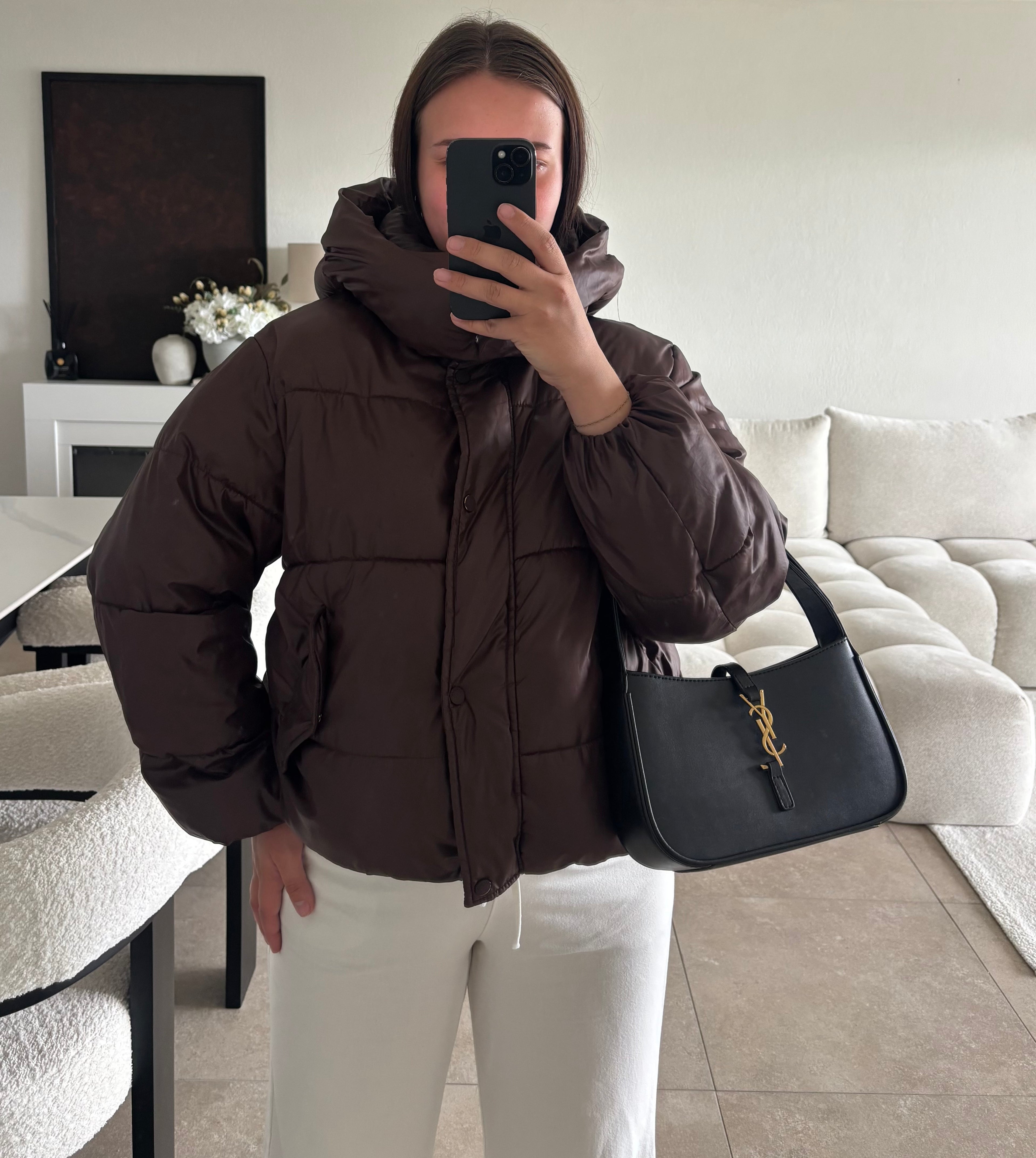 Veste marron Bershka taille XS (peut aller pour un S/M)