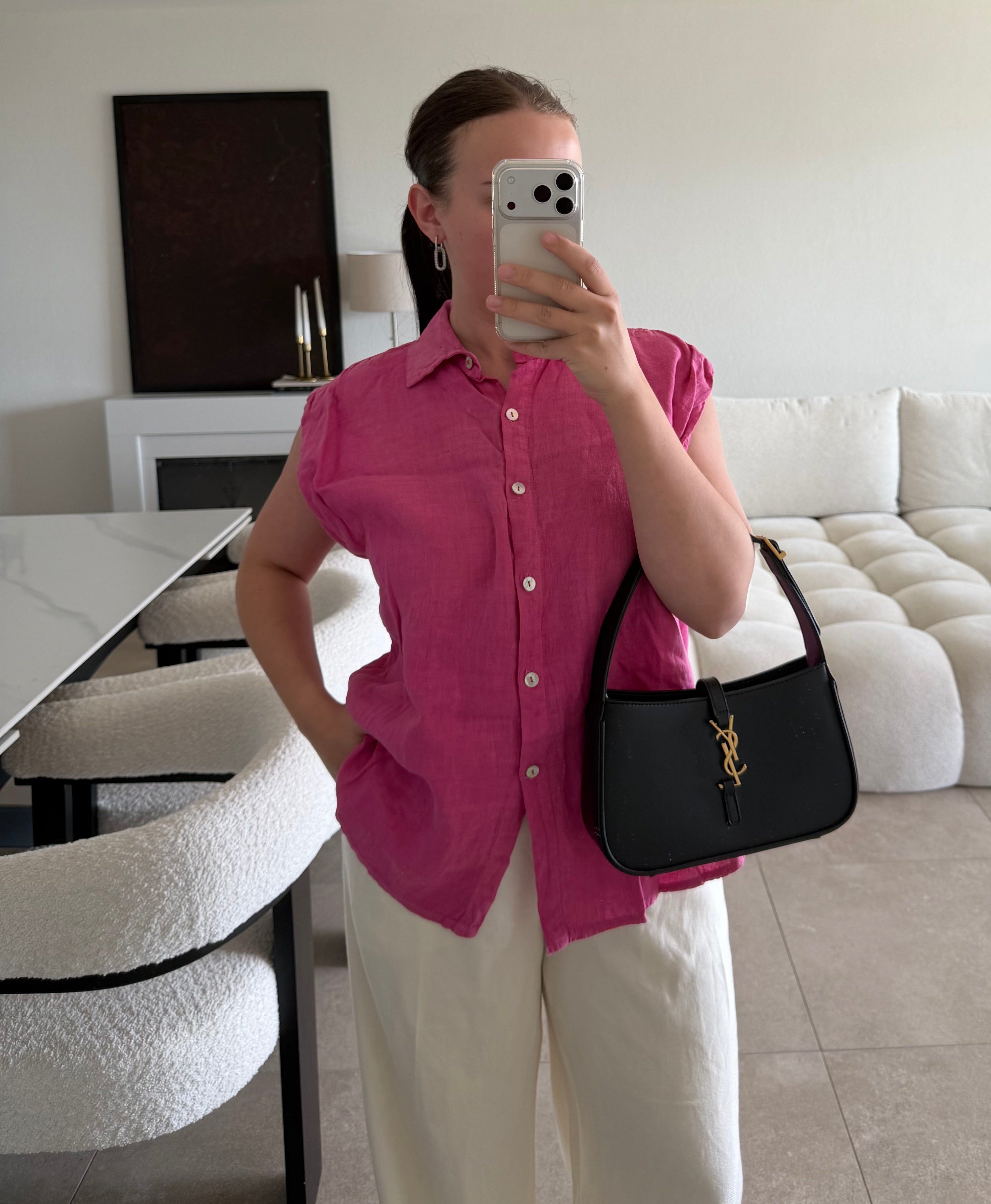 Blouse en lin taille L/XL