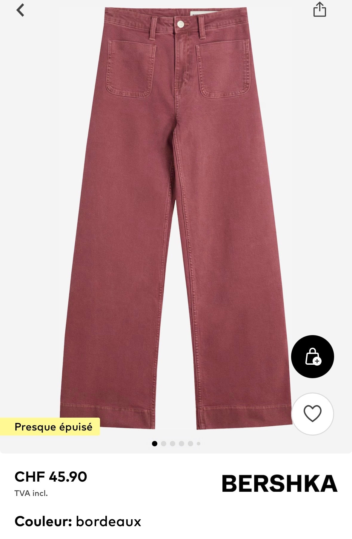 Jeans Bershka taille 32
