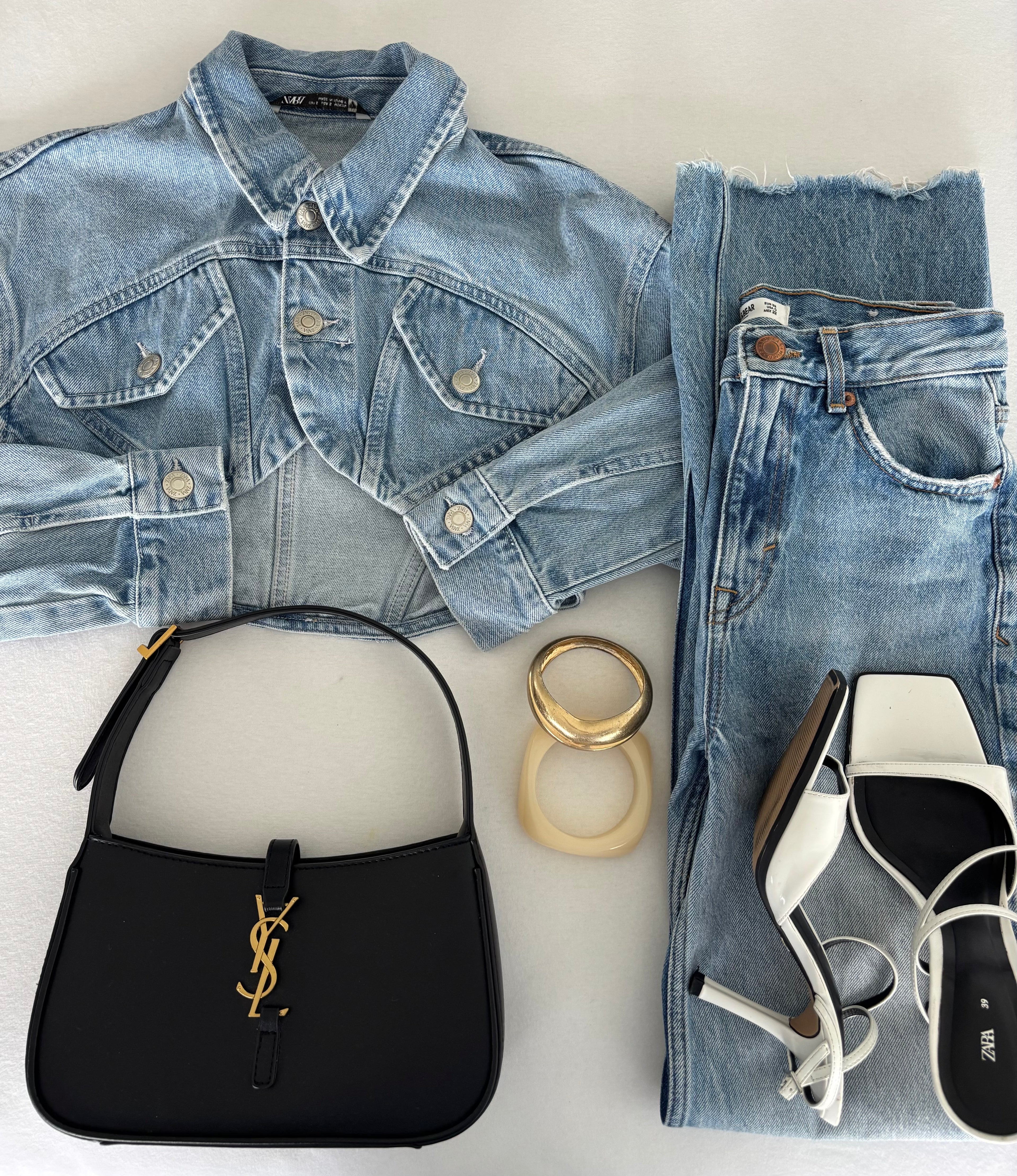 Veste en jeans Zara taille S