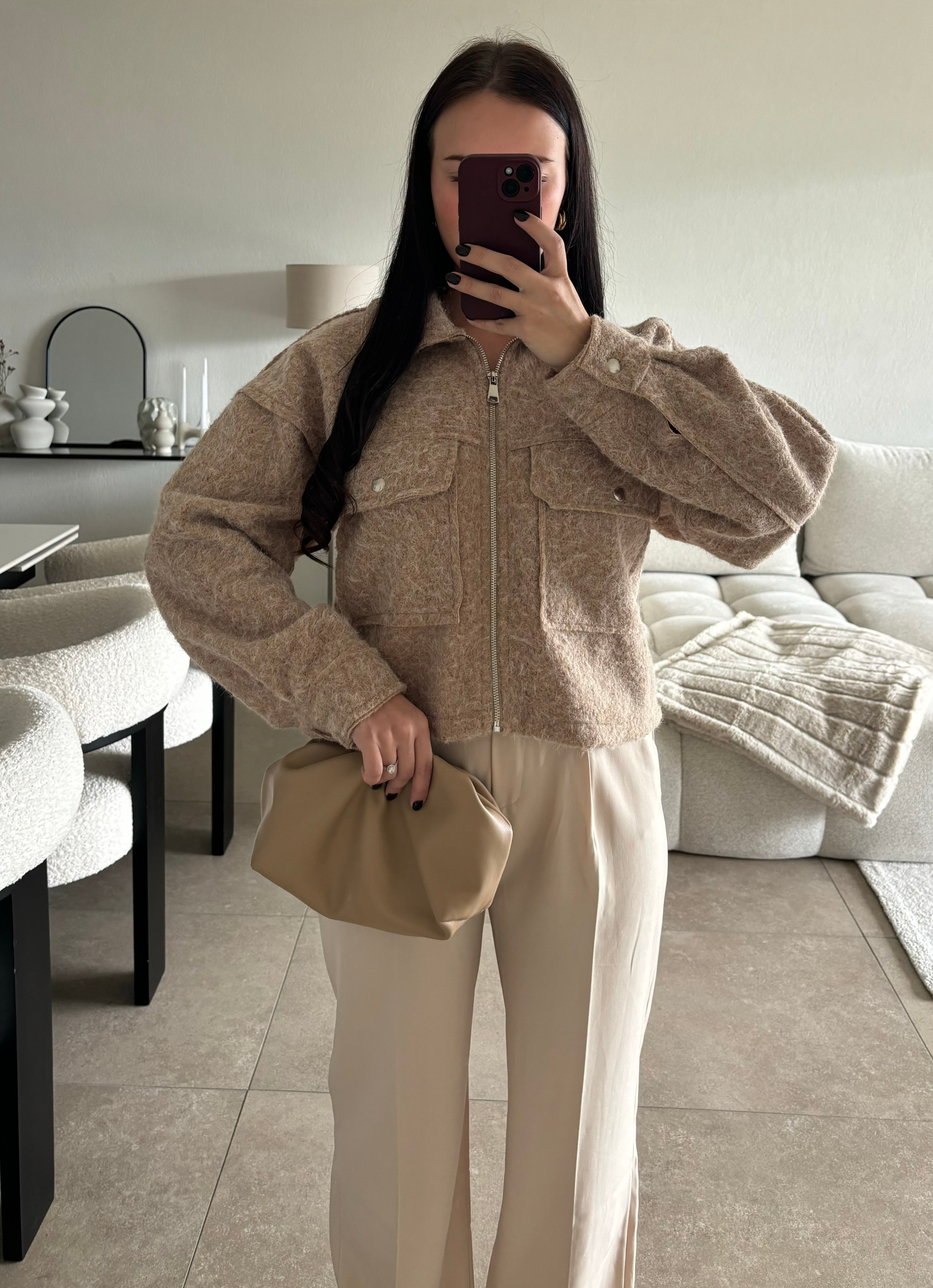 Veste style « laine » taille unique