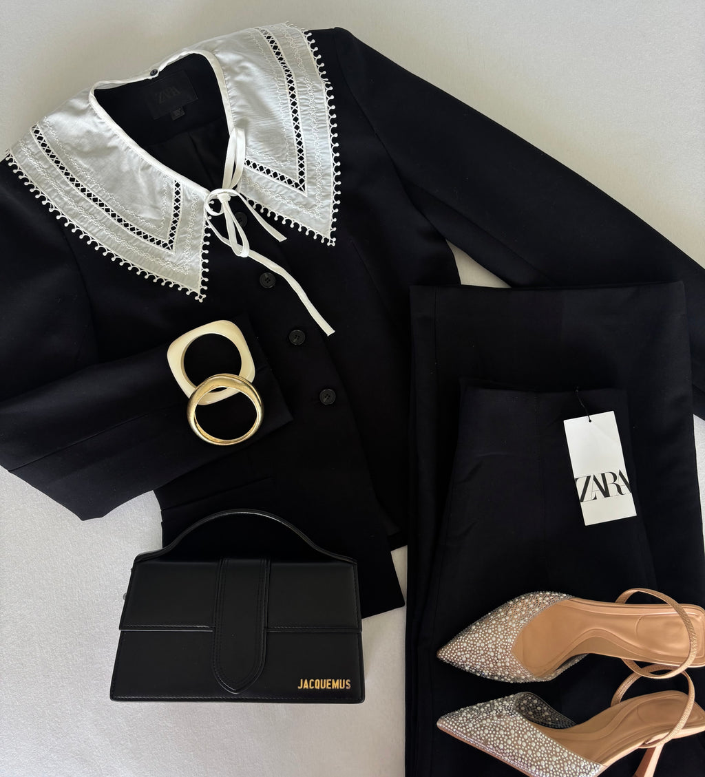 Blazer Zara taille M (le col peut être retiré)