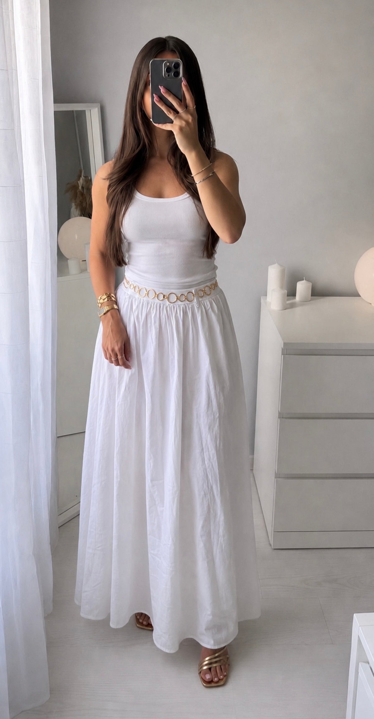 jupe sans ceinture taille unique