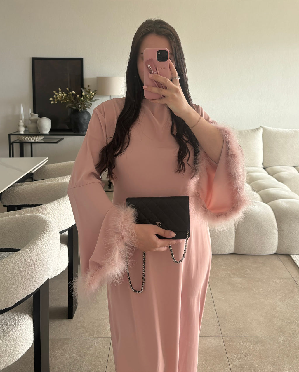 Robe taille unique (se noue au dos)