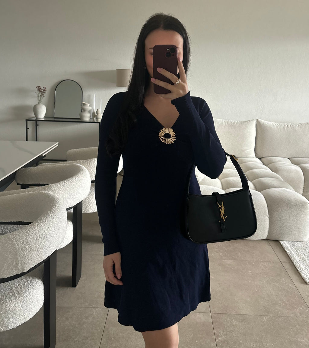 Robe bleu foncé taille S/M