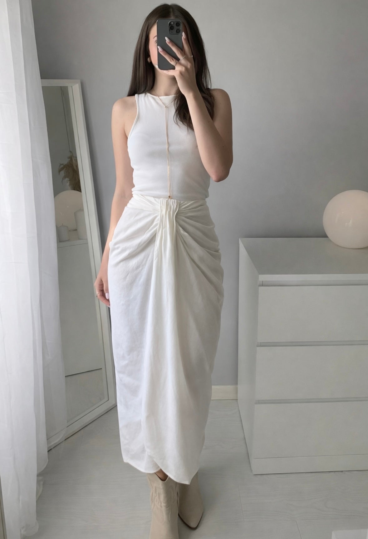 Jupe Zara taille XS (en lin & viscose)