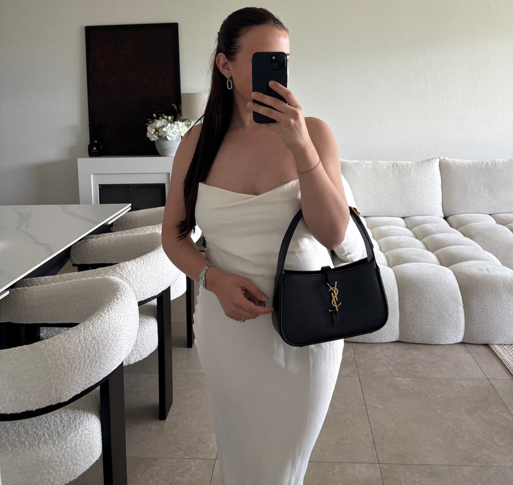 Robe satinée Bershka taille S