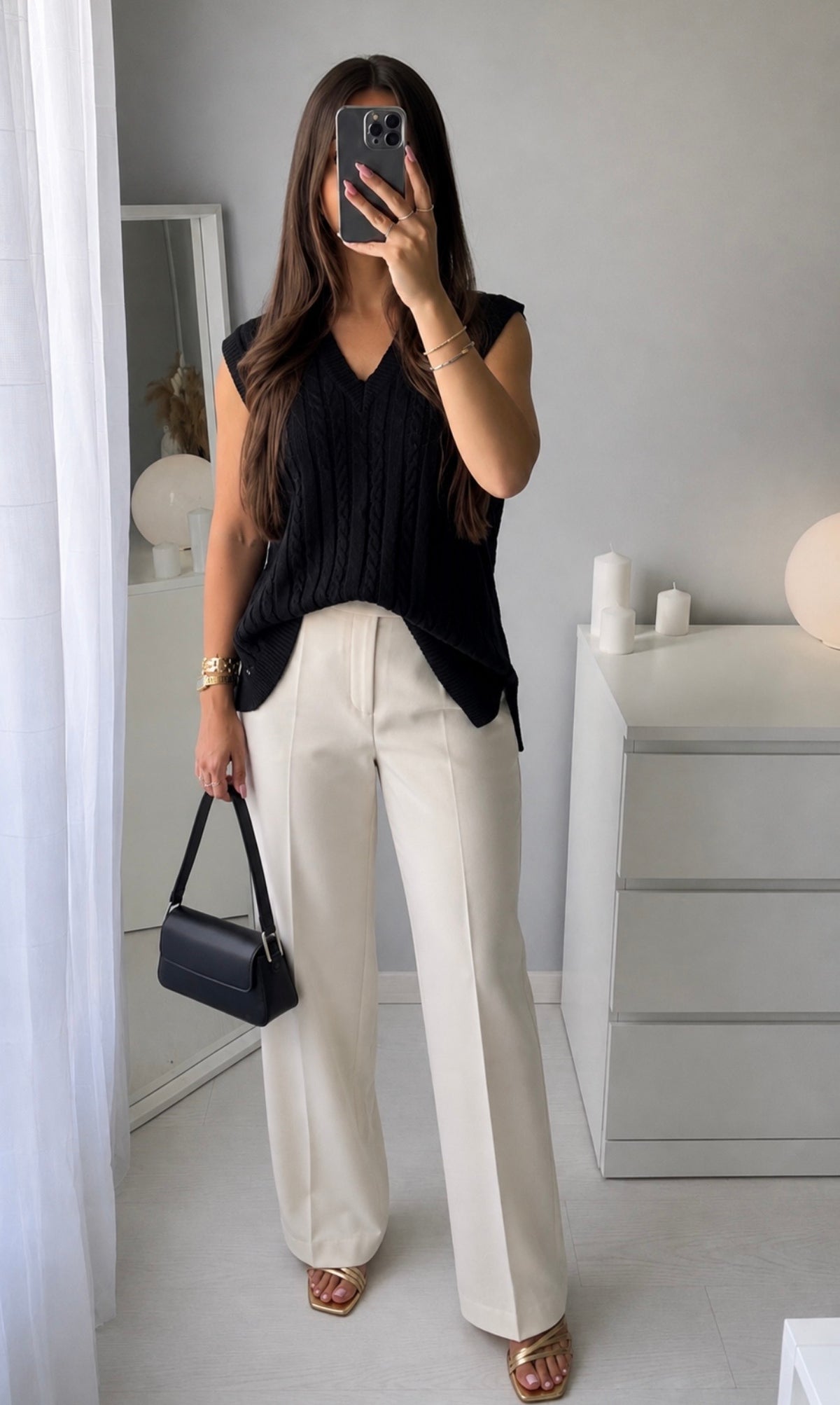 Pull sans manches taille L