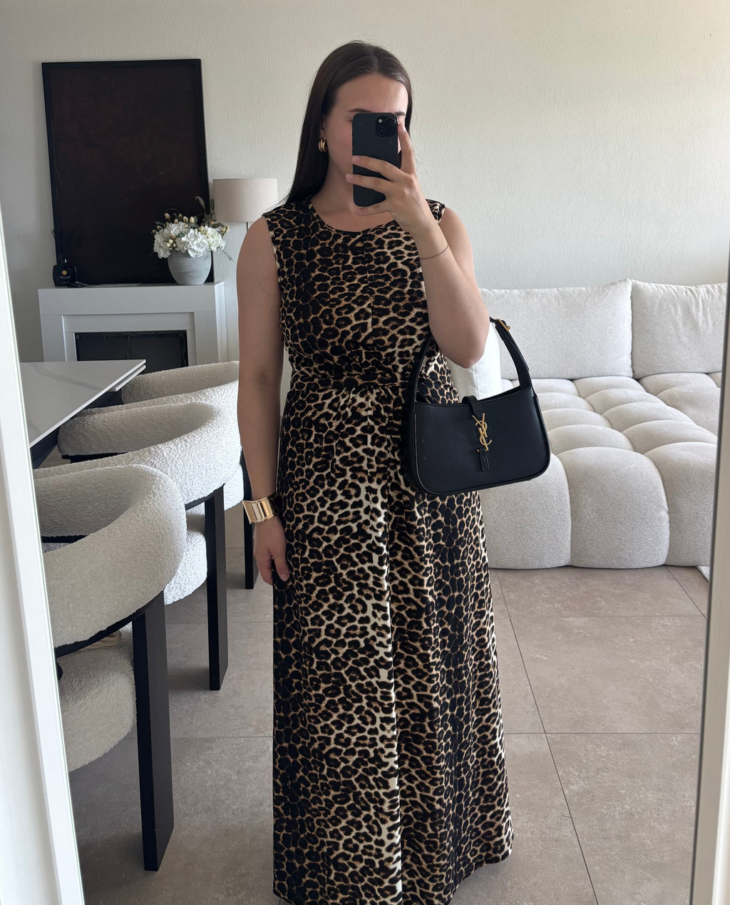 Robe léopard taille L