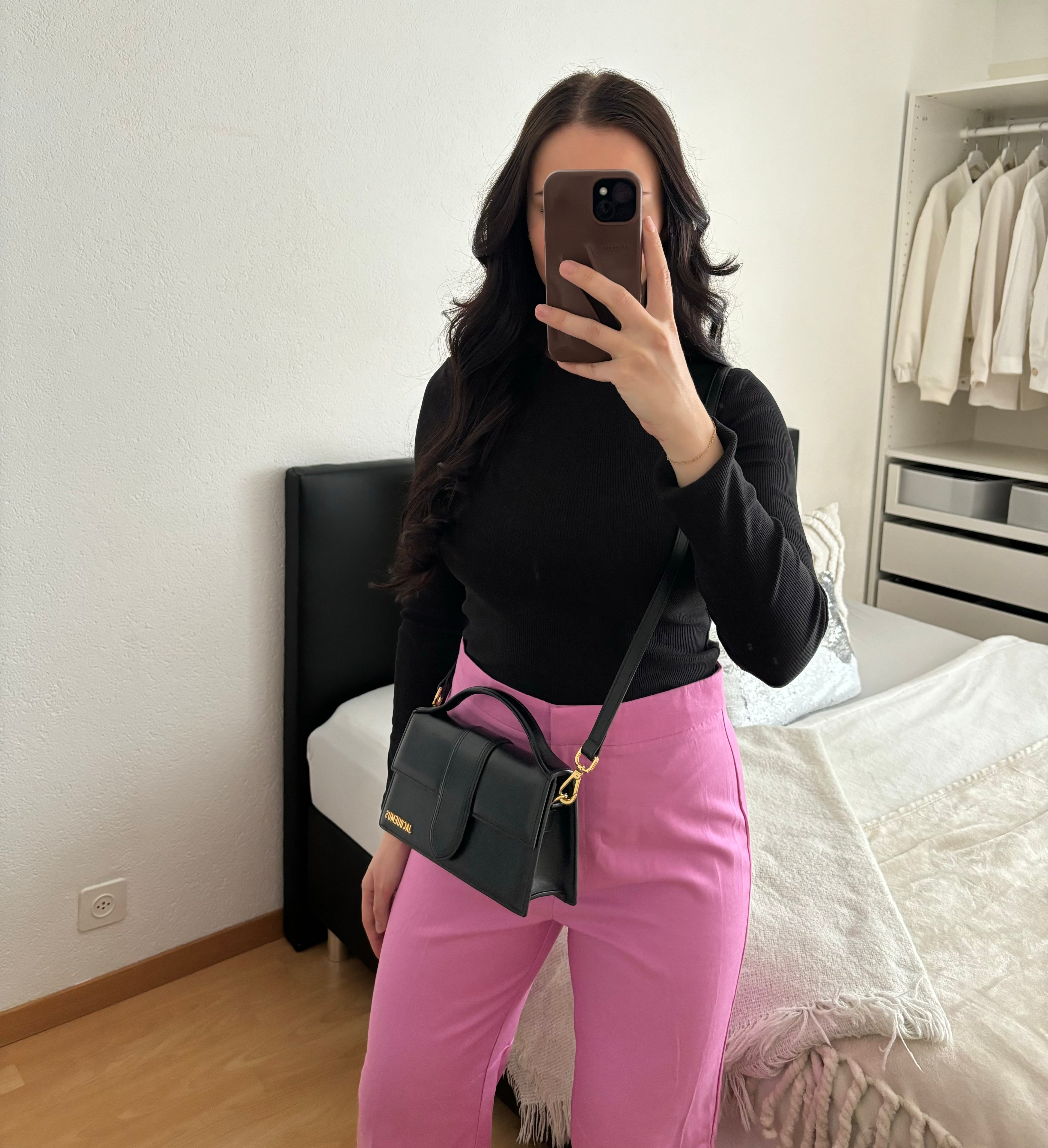 Pantalon rose taille 38