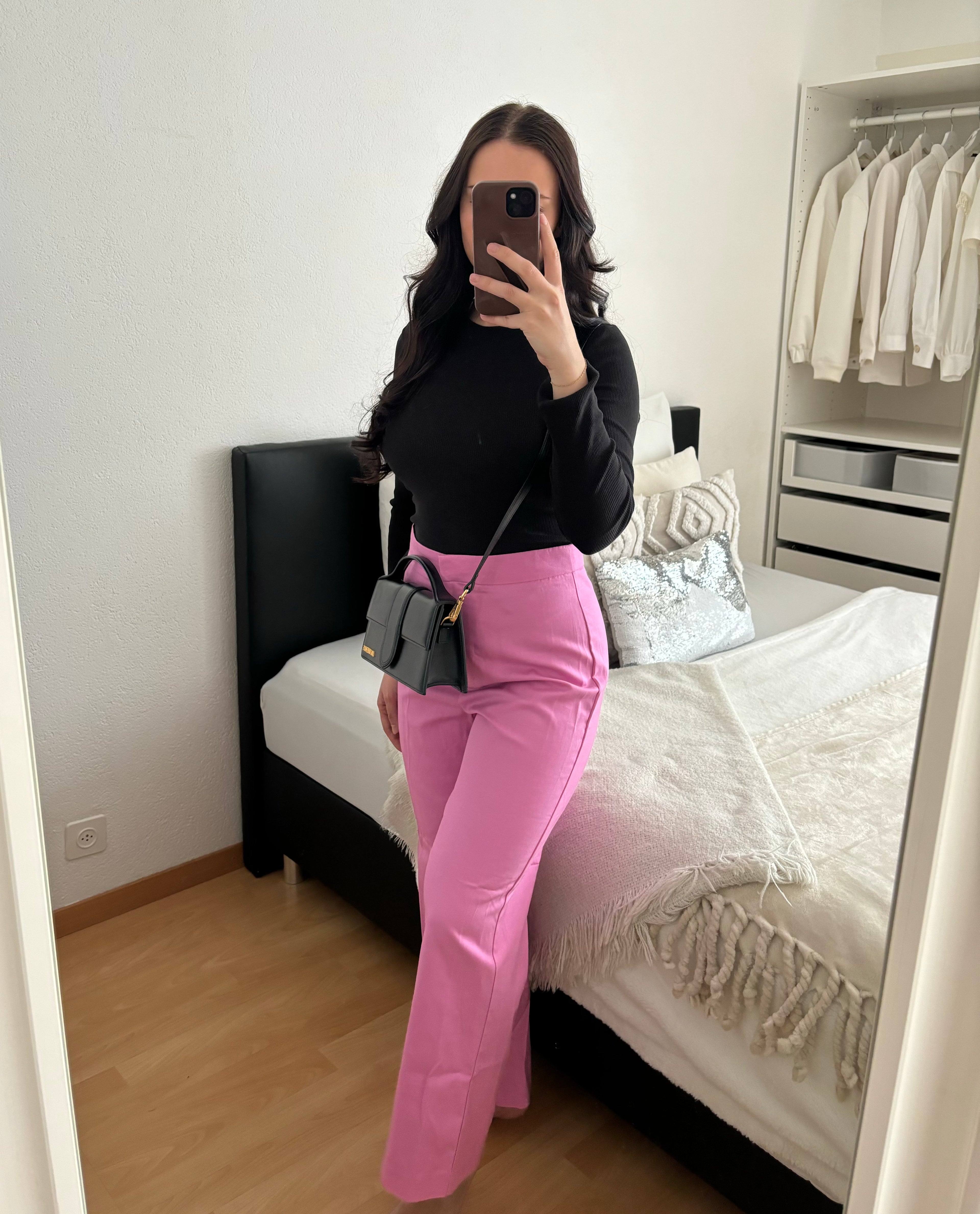Pantalon rose taille 38
